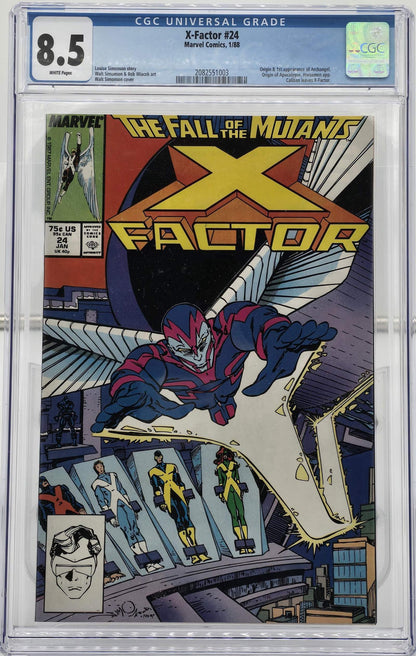 X-Factor Vol 1 #24 CGC 8.5 - Fall of the Mutants