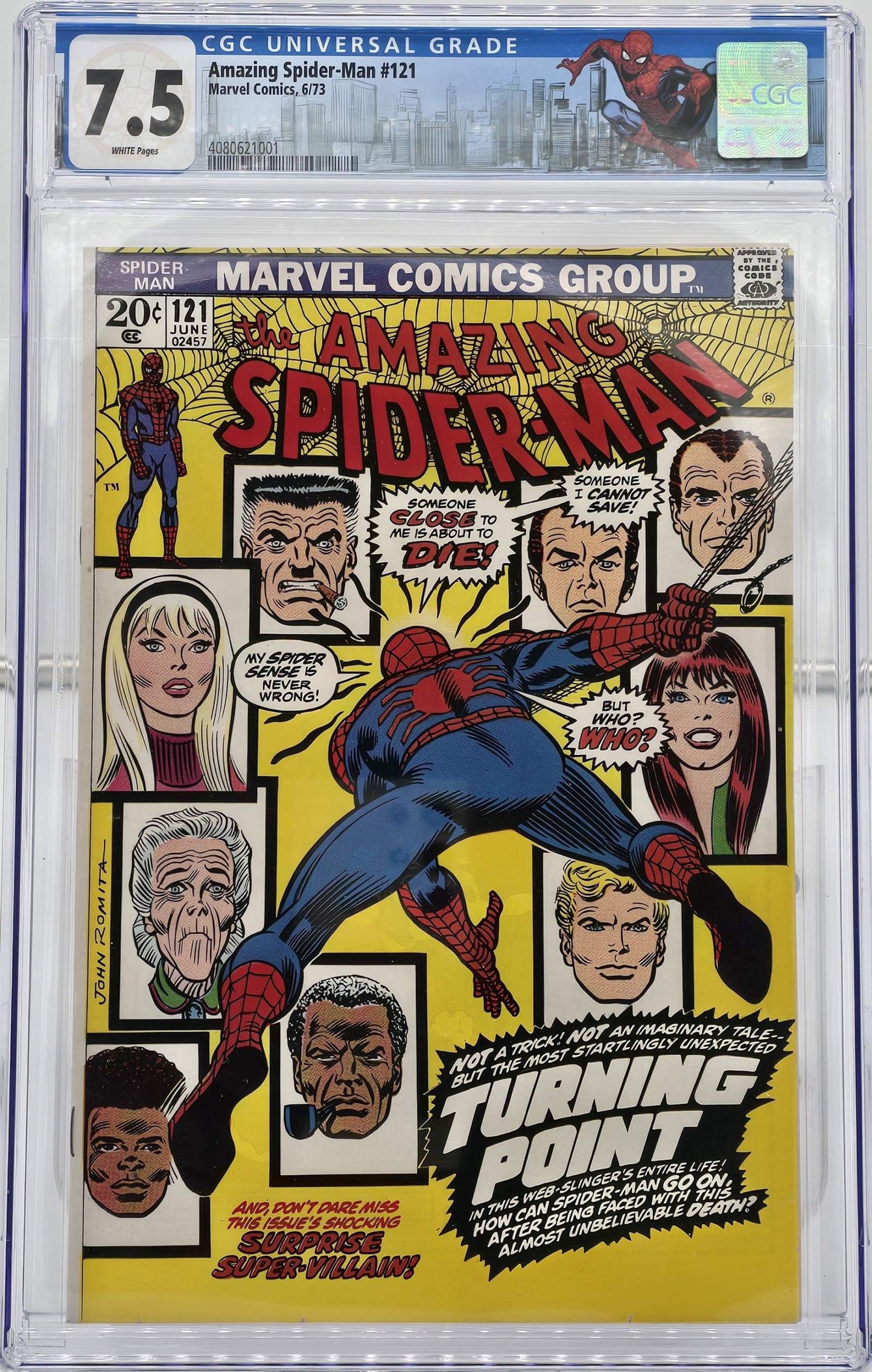 Amazing Spider-man #121 CGC 7.5