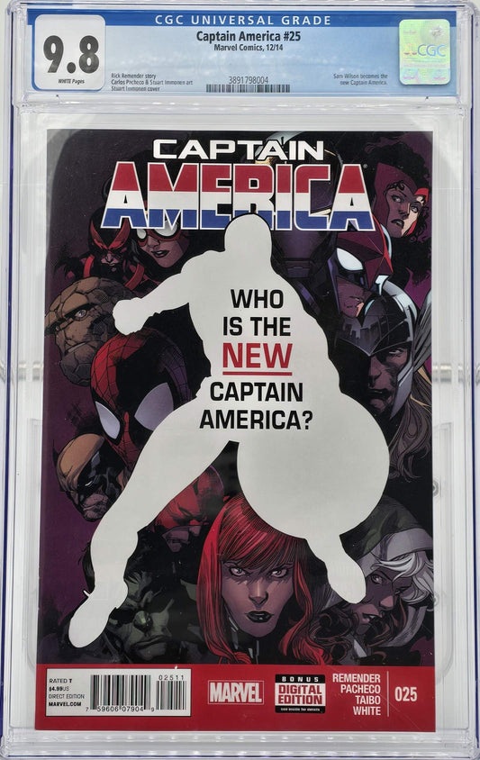 Captain America Vol 7 #25 CGC 9.8