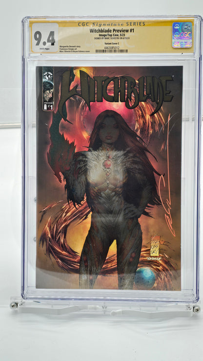 Avance de Witchblade n.° 1, portada variante C 2024 CGC SS 9.4