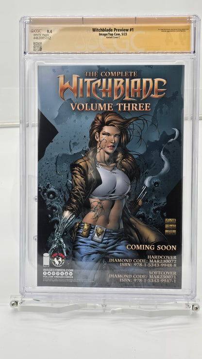 Avance de Witchblade n.° 1, portada variante C 2024 CGC SS 9.4