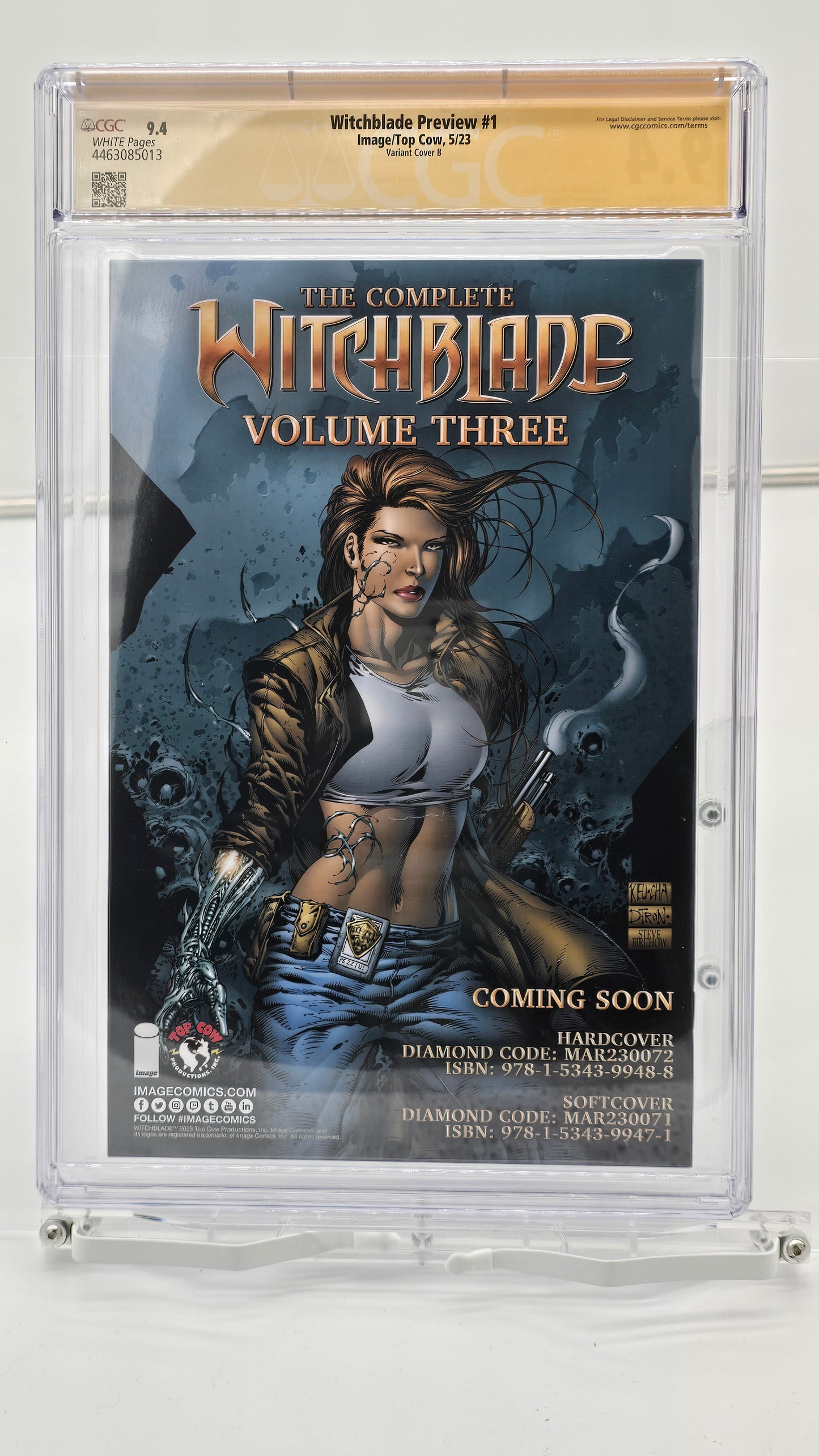 Witchblade Preview #1 2024 Variant Cover B CGC SS 9.4