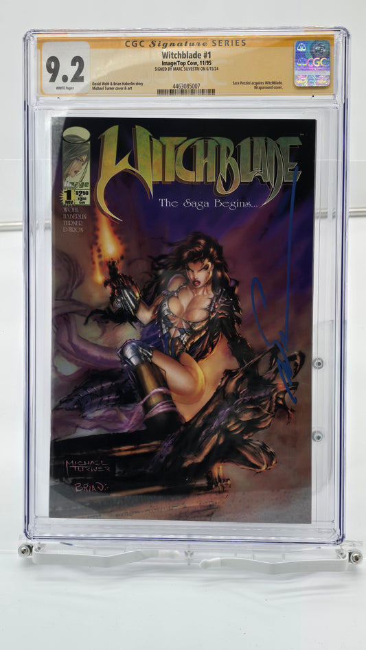 Witchblade Vol 1 #1 CGC SS 9.2 signed by Marc Silvestri