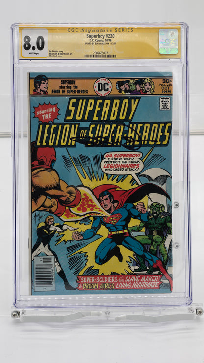 Superboy and the Legion of Super-Heroes #220 CGC SS 8.0