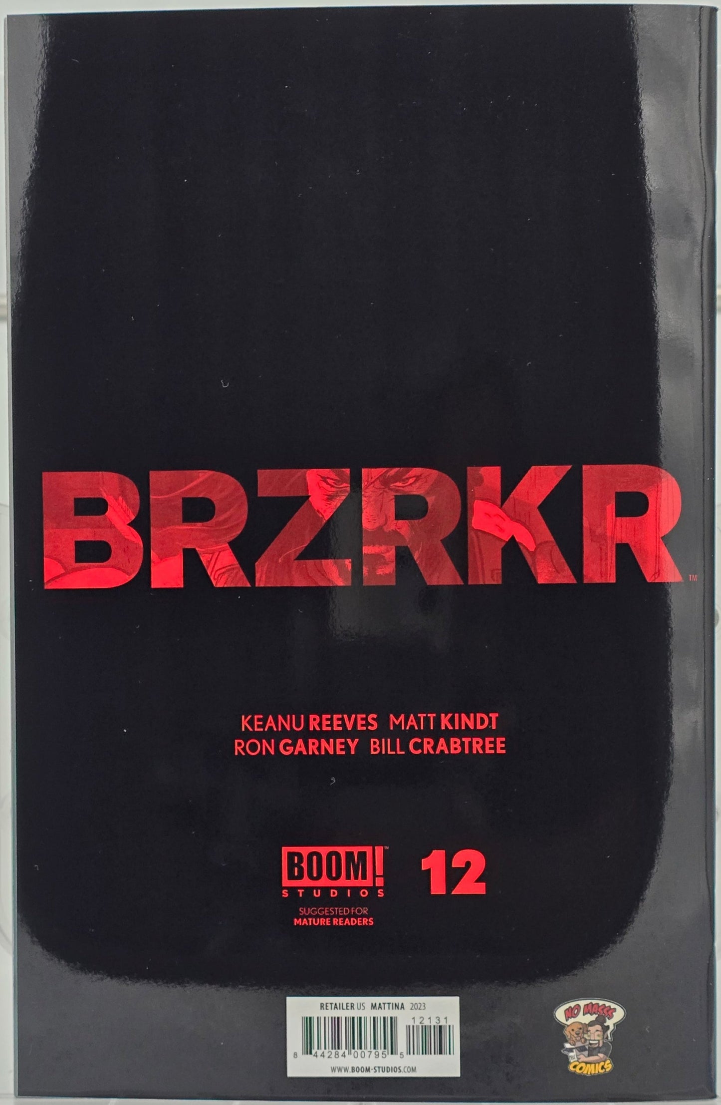 BRZRKR #12 Megacon 2023 Metal Exclusive Limited to 50 copies