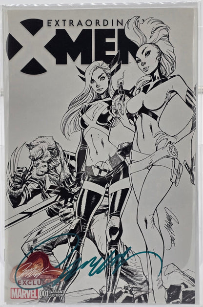 《非凡 X 戰警》#1 J. Scott Campbell 封面簽名