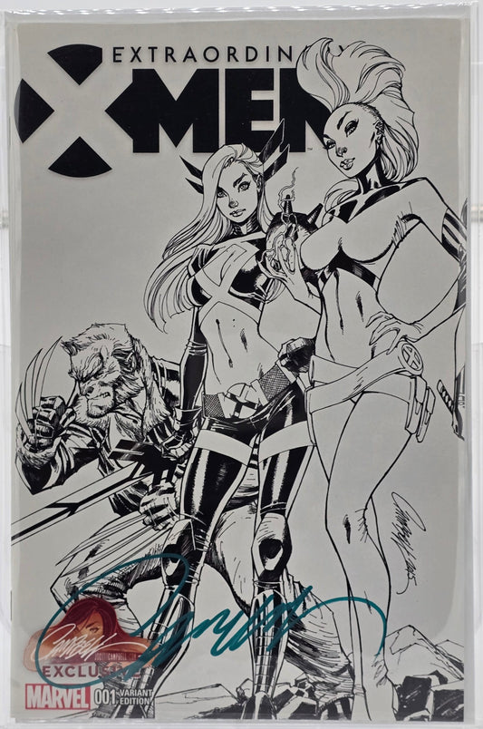 Extraordinary X-Men #1 J. Scott Campbell Cover Signed