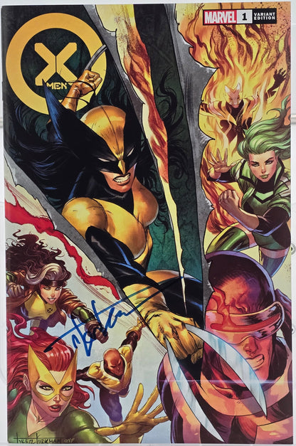 X-Men #001 Unknown Comics Tyler Kirkham Virgin Cover Signed by Tyler Kirham