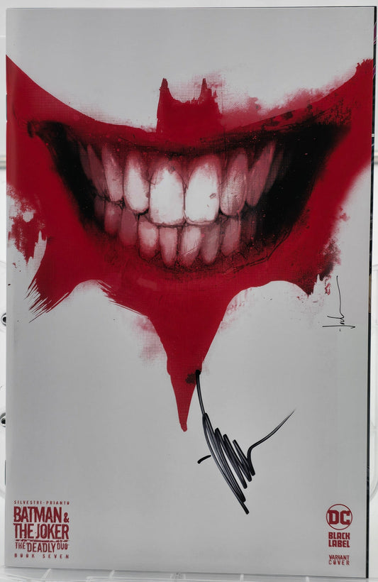 Batman & The Joker: The Deadly Duo #7 cover by Jock Signed by Jock w/COA