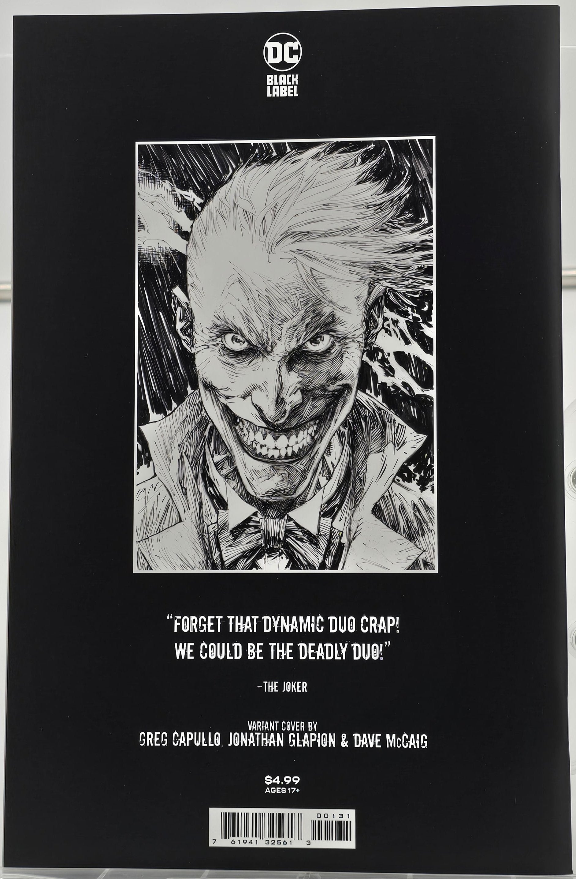 Batman & The Joker: The Deadly Duo Vol 1 #1 - Greg Capullo cover