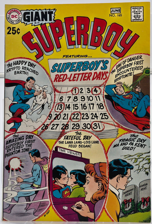 Superboy Vol 1 #165 Giant issue