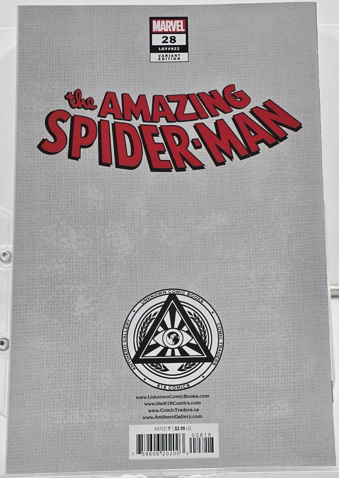 Amazing Spider-Man Vol 6 #28 - Karre Andrews Virgin Cover