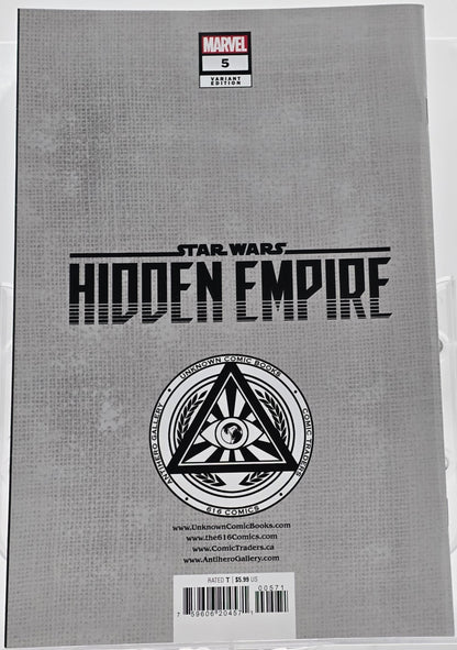 Star Wars: Hidden Empire #5 - Patch Zercher Virgin Cover