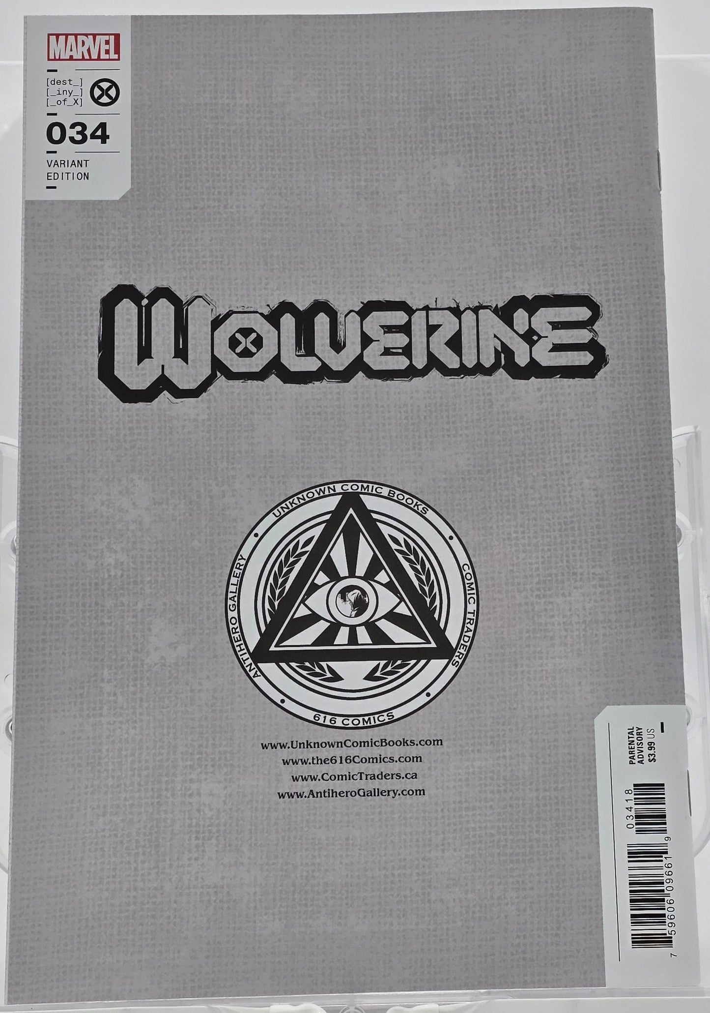 Wolverine Vol 7 #34 - Scott Williams Virgin Cover