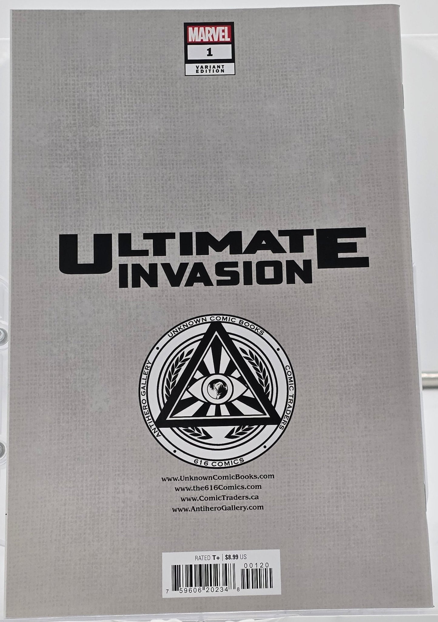 Ultimate Invasion #1 - David Paratore Virgin Cover