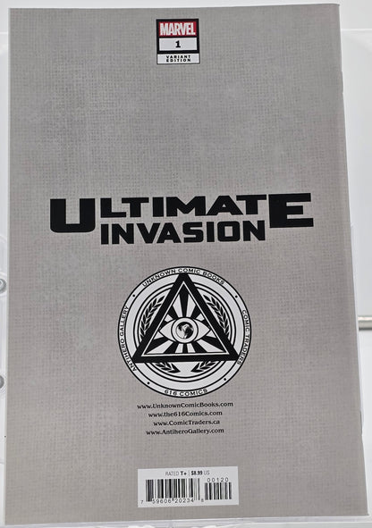 Ultimate Invasion #1 - David Paratore Virgin Cover