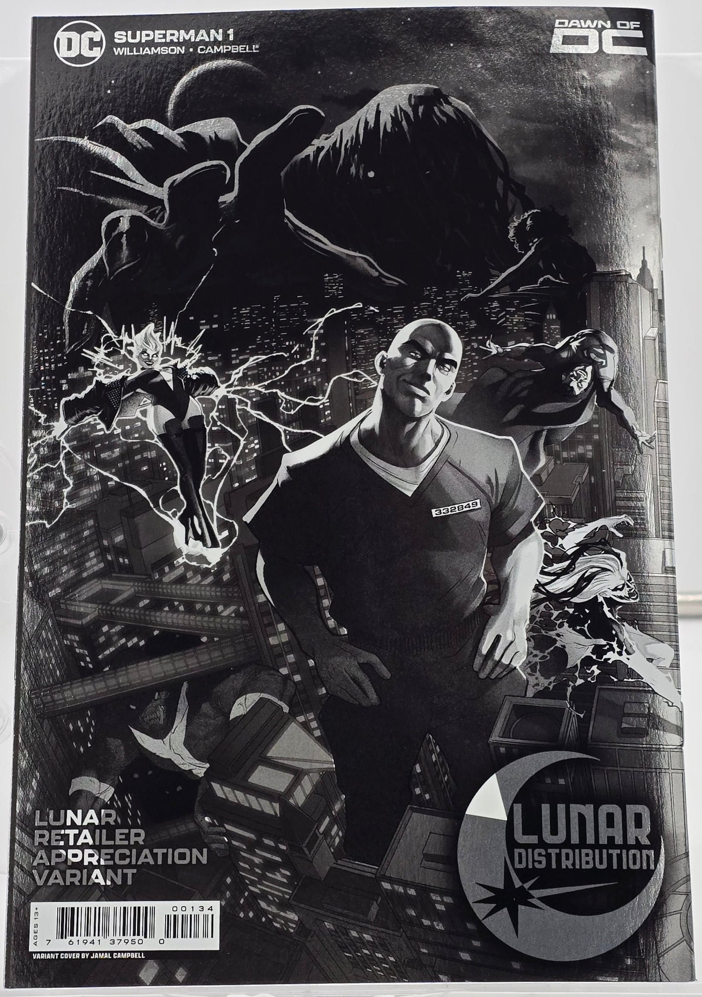 Superman Vol 6 #1 - B/W Foil - one per store