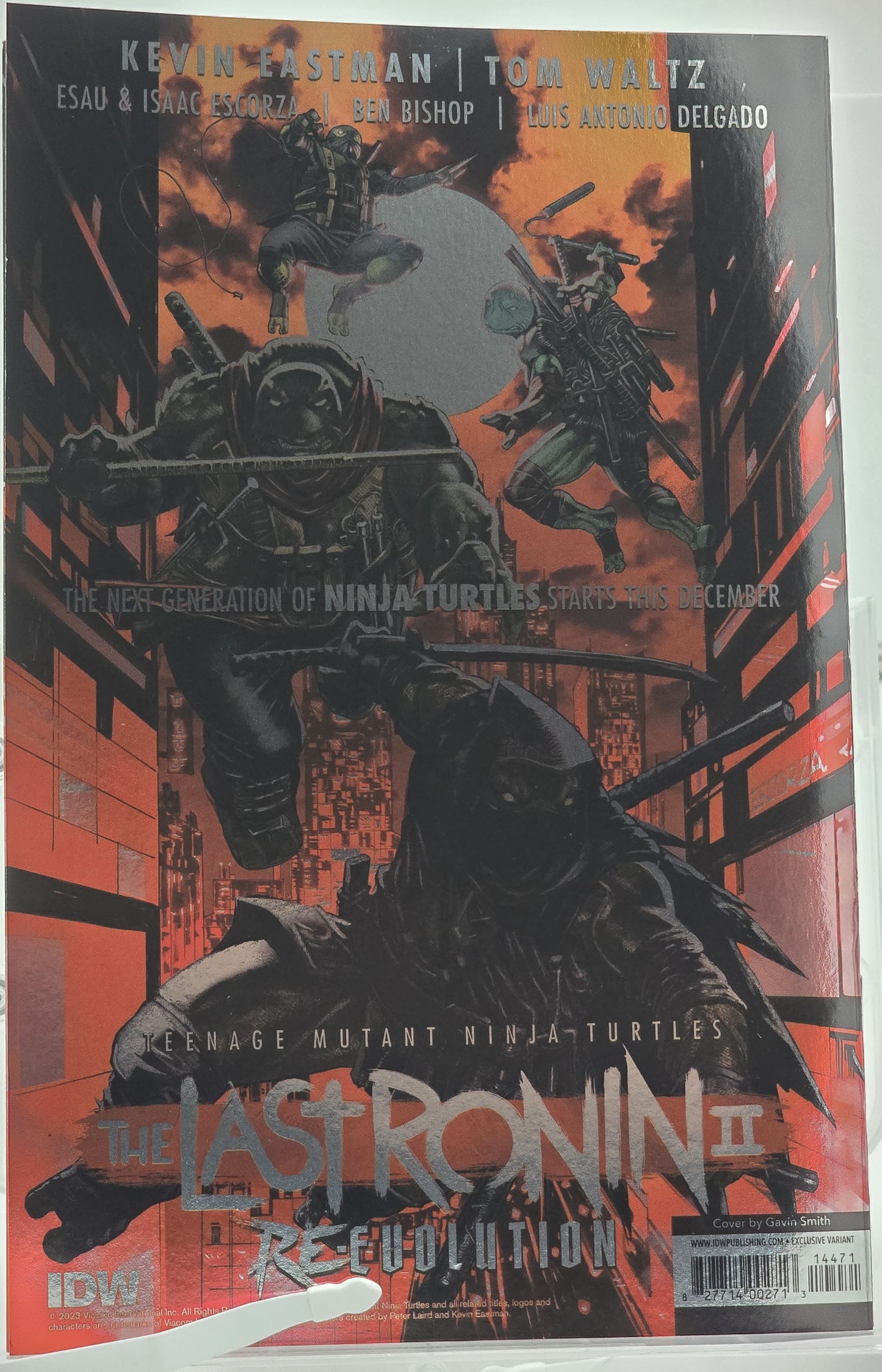 Teenage Mutant Ninja Turtles Vol 5 #144 - Gavin Smith IDW Convention Foil Exclusive