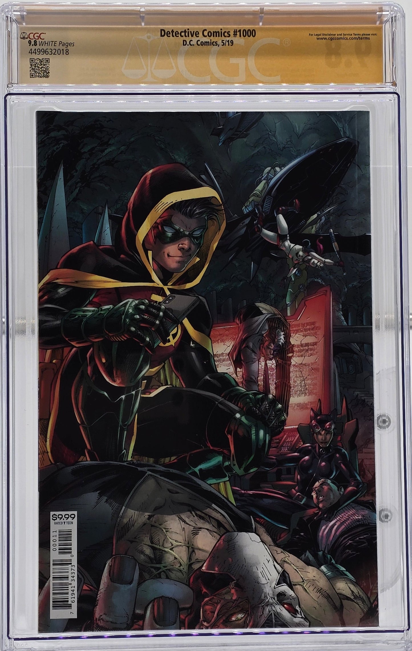 Detective Comics #1000 Jim Lee Portada regular CGC SS 9.8