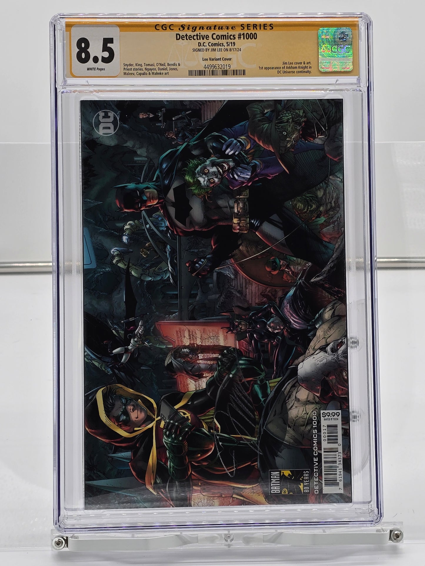 Detective Comics #1000 Jim Lee Portada variante CGC SS 8.5