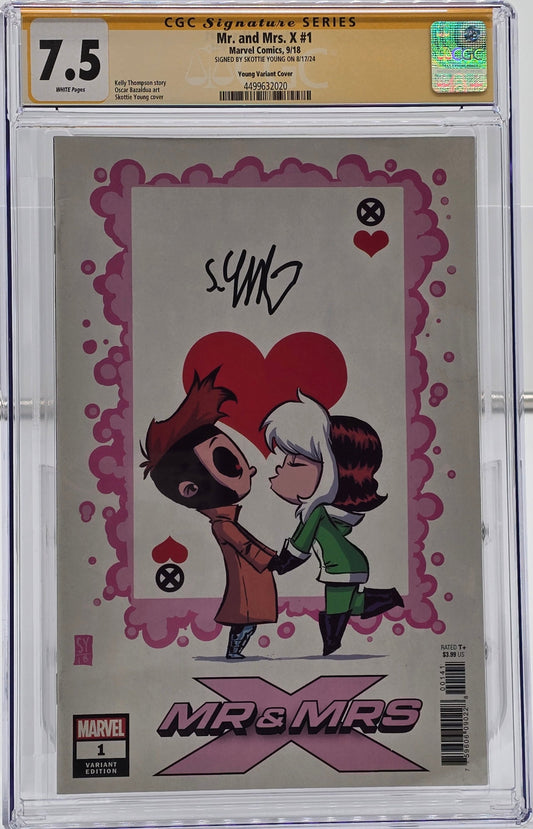 Mr. And Mrs. X #1 Skottie Young Cover CGC SS 7.5