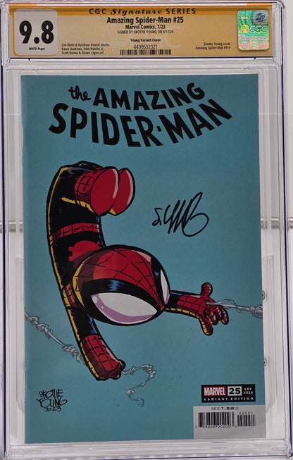 Amazing Spider-Man Vol 6 #25 Skottie Young Variant CGC SS 9.8