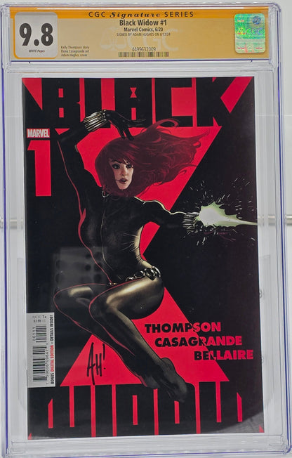 Black Widow Vol 9 #1 - Adam Hughes Cover CGC SS 9.8