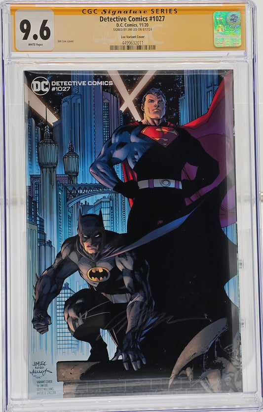 Detective Comics #1027 - Portada variante de Jim Lee CGC SS 9.6