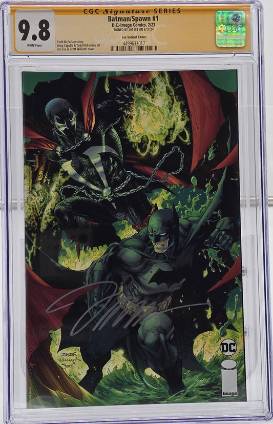 Batman/Spawn #1 - Portada variante de Jim Lee CGC SS 9.8