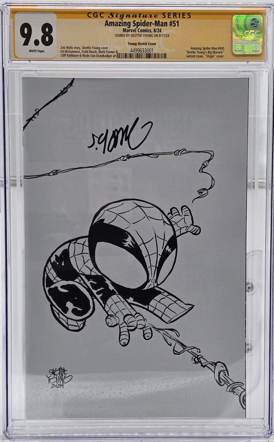 Amazing Spider-Man Vol 6 #51 - 1:50 Skottie Young Variant CGC SS 9.8