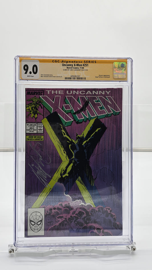 Uncanny X-Men Vol 1 #251 - Claremont - CGC SS 9.0