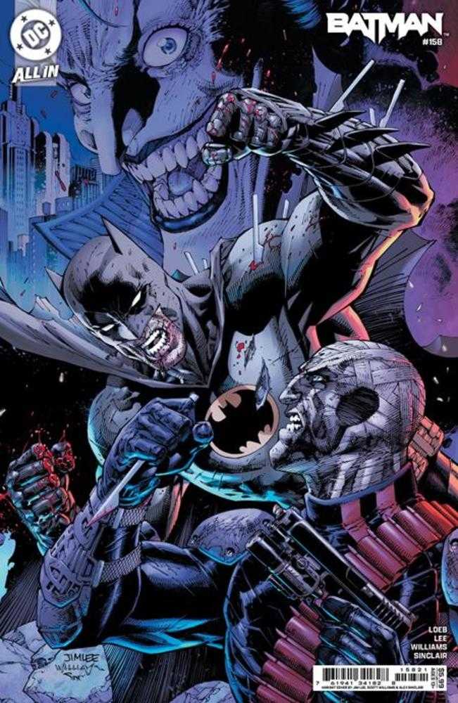 Batman Vol 3 #158 - Cover B - Jim Lee & Scott Williams Connecting Card Stock Variant (1 Of 2)