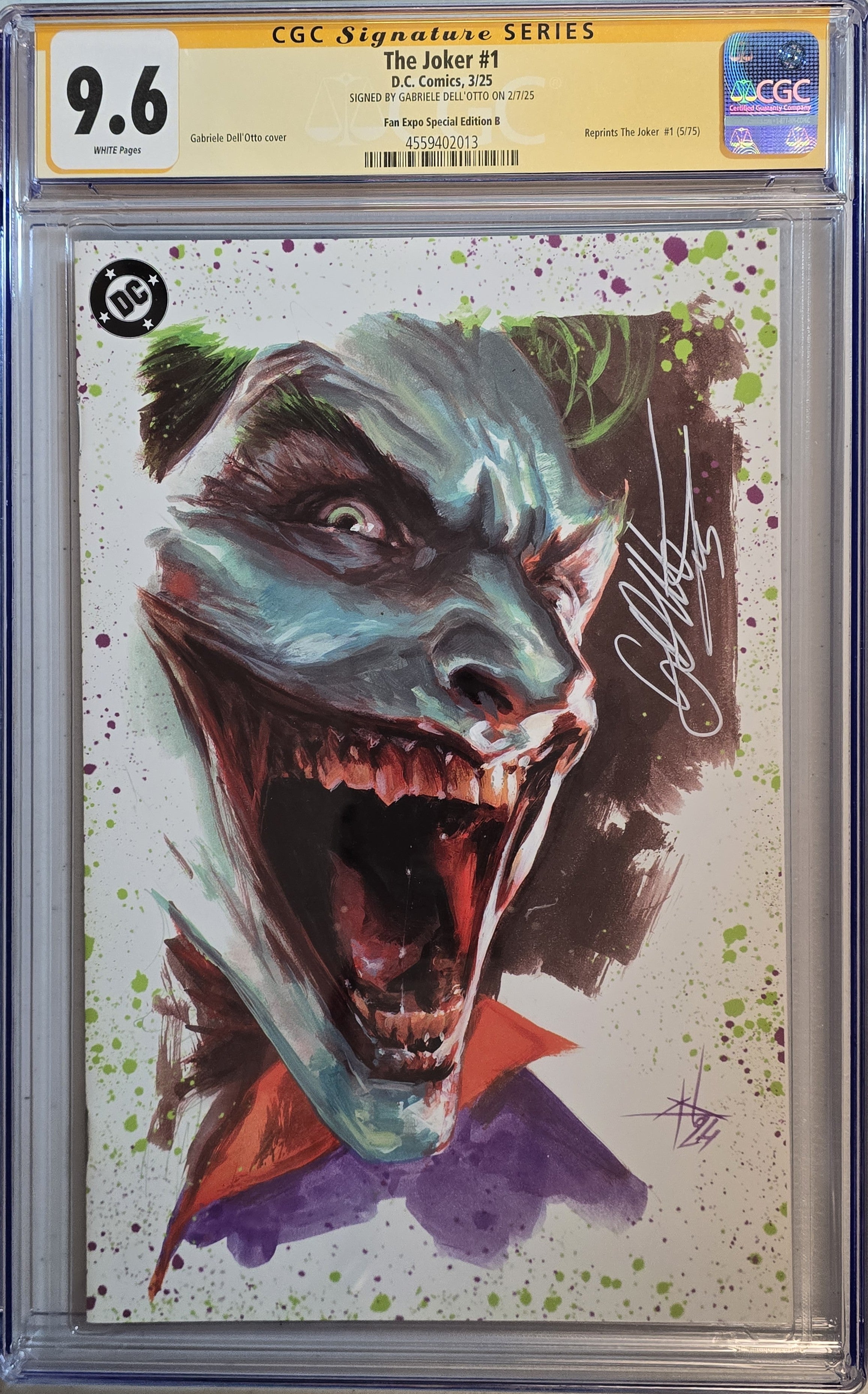 The Joker #1 - 2025 MegaCon Exclusive - Signed Dell'Otto - CGC SS