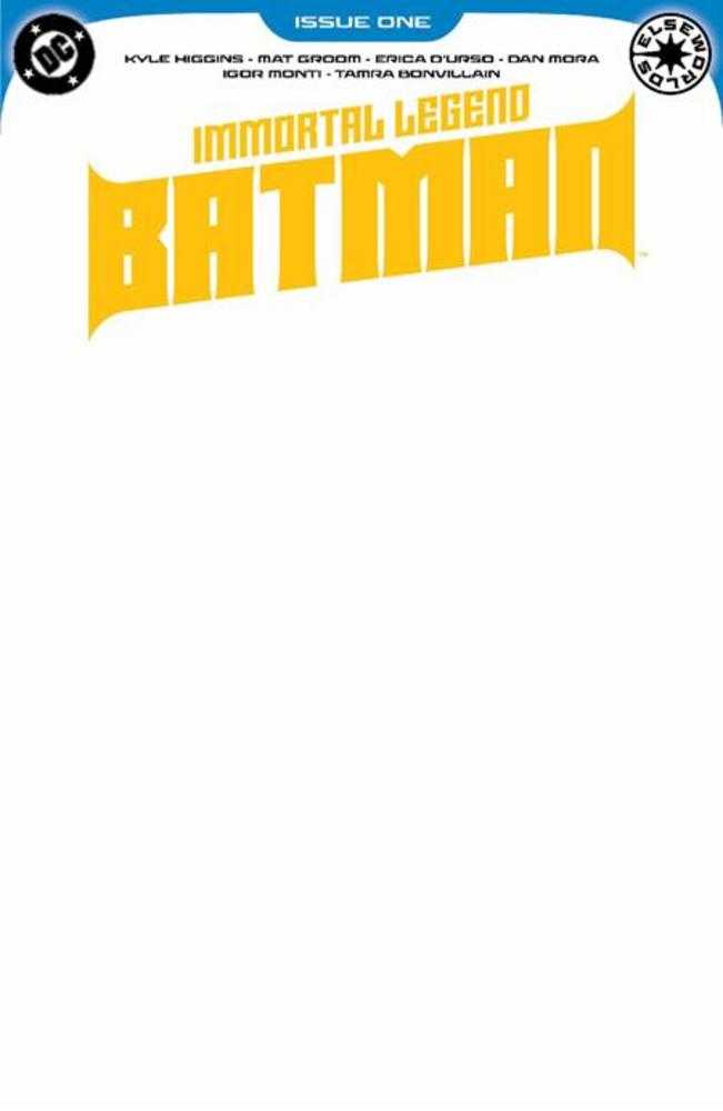 Immortal Legend Batman Vol 1 #1 (Of 6) - Cover D Blank Variant