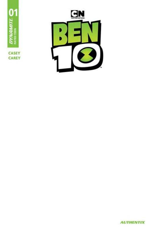 Ben 10 Vol 1 #1 - Cover F Blank Authentix Variant