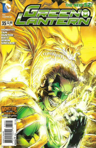 Green Lantern Vol 5 #35 - Monsters Variant Edition (Godhead)