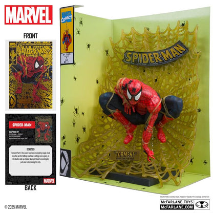 Spider-Man #1 1:6th Scale Collectible (Gold Edition), Collectible Art Card and Exclusive Gold Comic Book