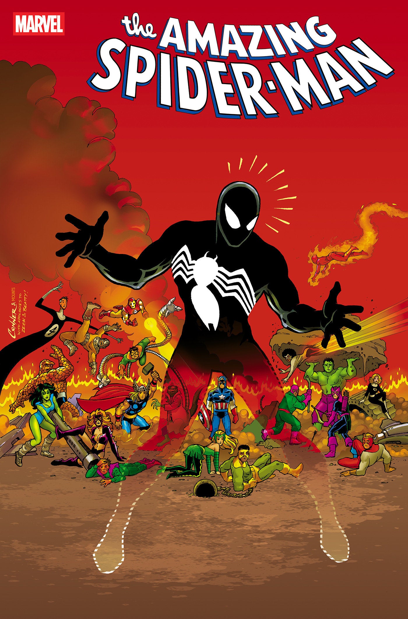 Amazing Spider-Man Vol 7 #69 - Amanda Conner Invisible! Variant