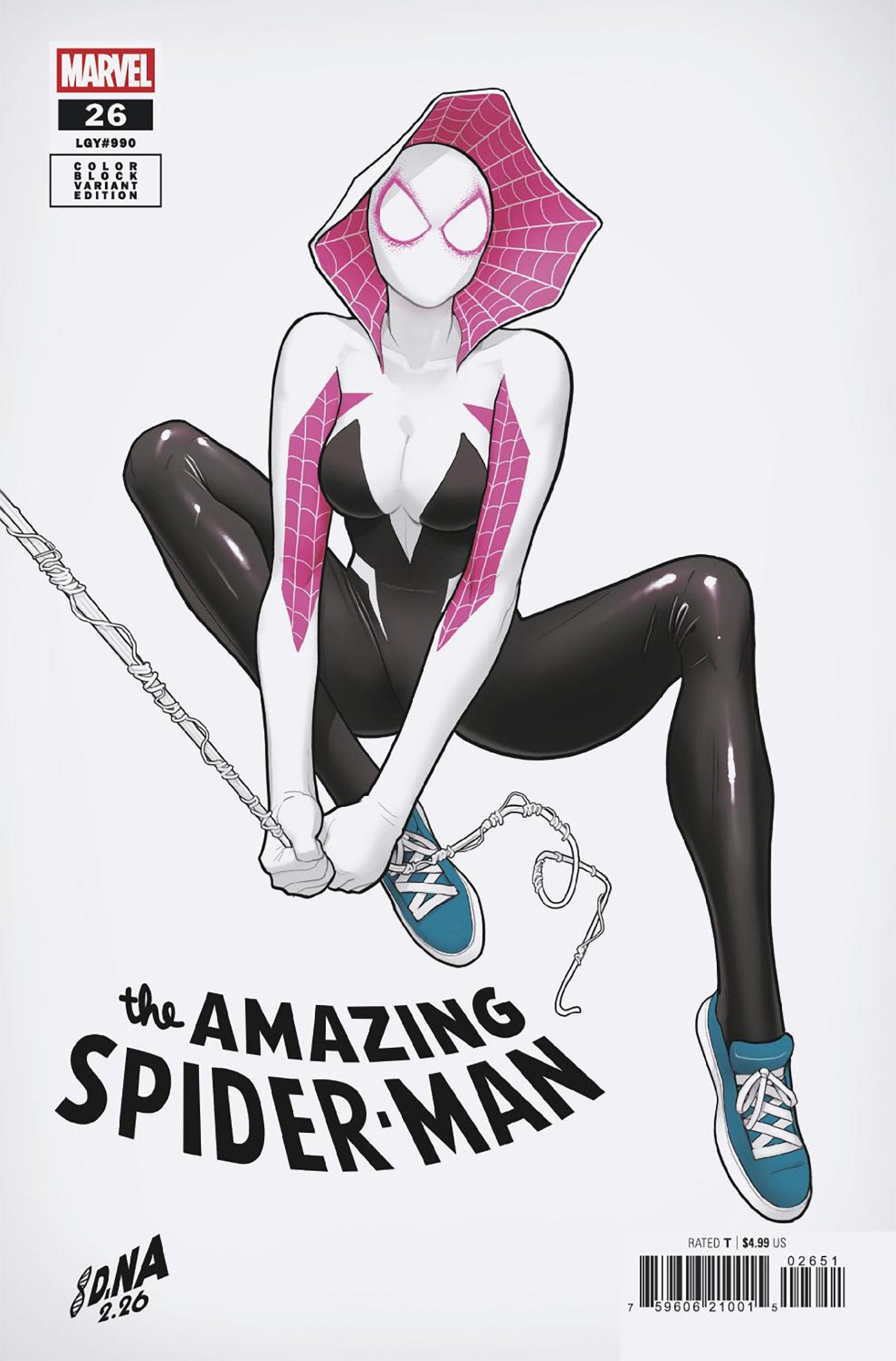 Amazing Spider-Man Vol 8 #26 - David Nakayama Color Block White Variant [Ds]