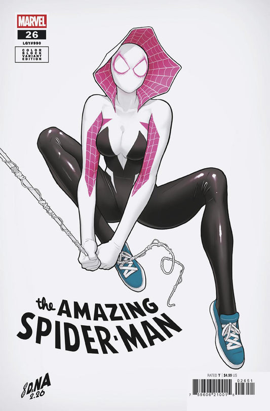 Amazing Spider-Man Vol 8 #26 - David Nakayama Color Block White Variant [Ds]