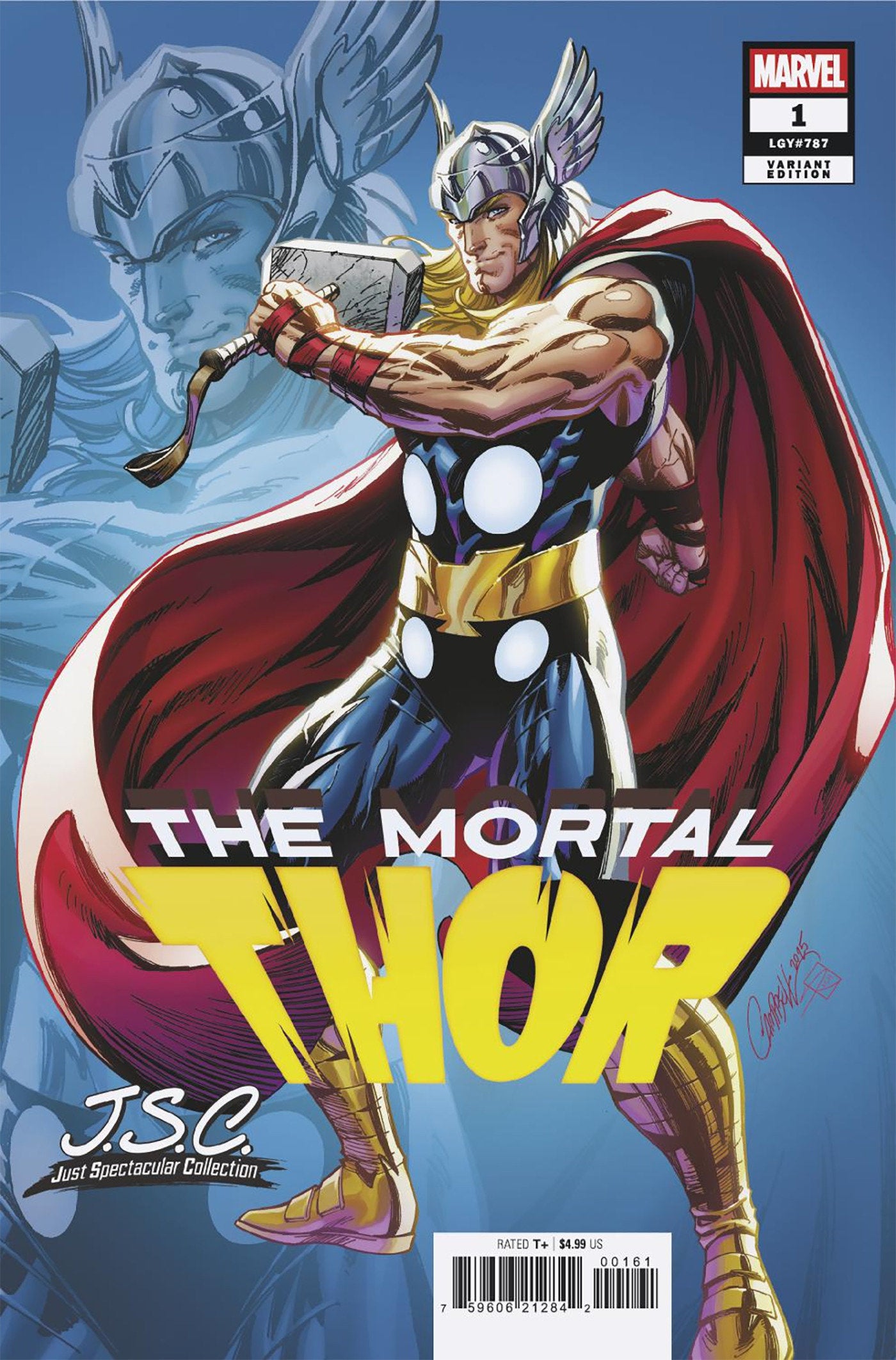 Mortal Thor Vol 1 #1 J. Scott Campbell Just Spectacular Collection Variant