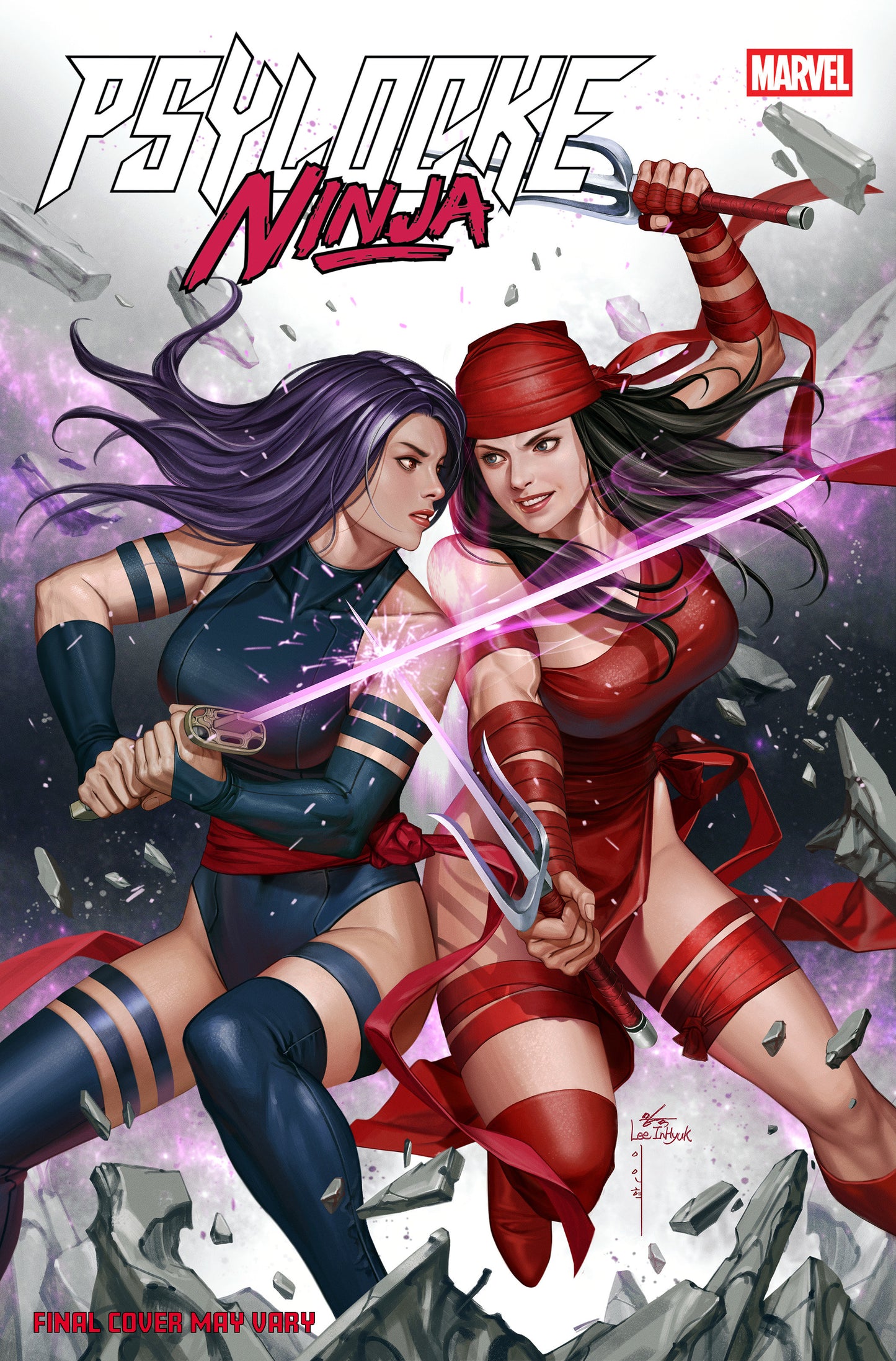 Psylocke: Ninja Vol 1 #2 - Inhyuk Lee Versus Elektra Variant