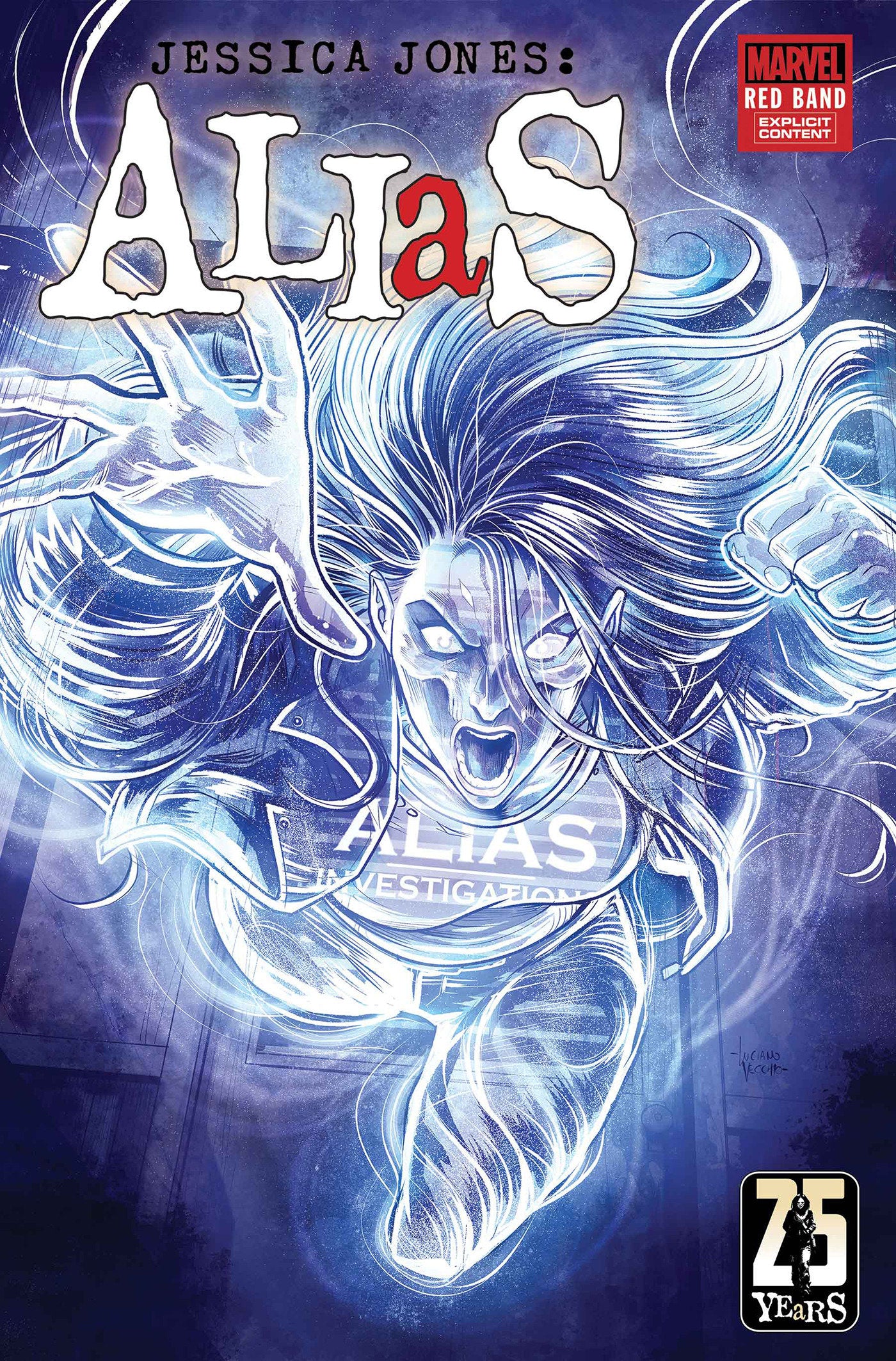 Alias: Red Band Vol 1 #1 - Luciano Vecchio Marvel Monster Variant [Polybagged]