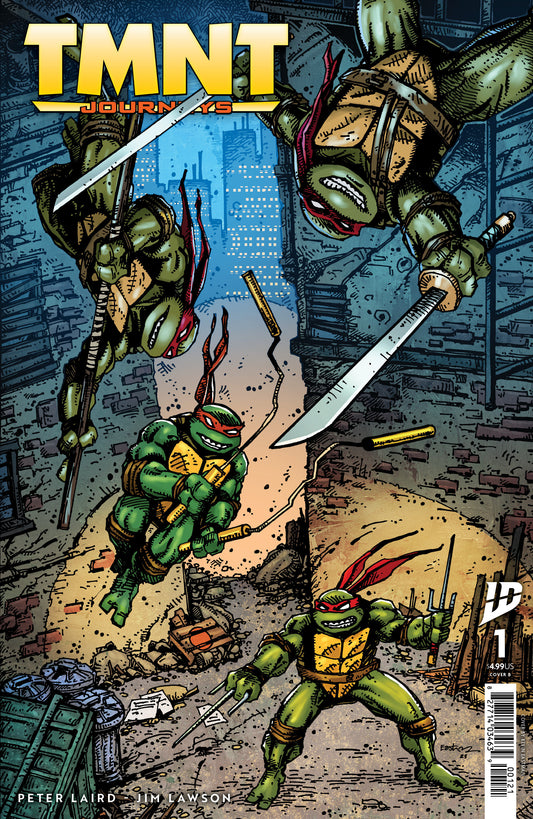 Teenage Mutant Ninja Turtles: Journeys Vol 1 #1  - Cover B (Eastman)