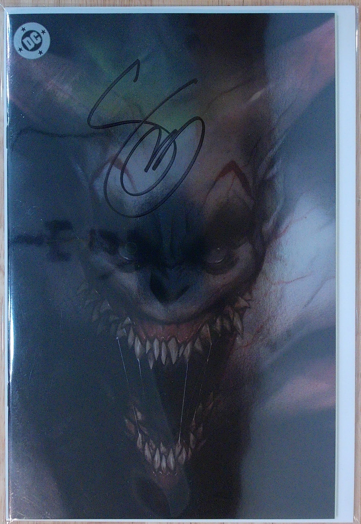 Absolute Batman Vol 1 #15 - Ben Oliver 2nd Print Foil - signed by Snyder