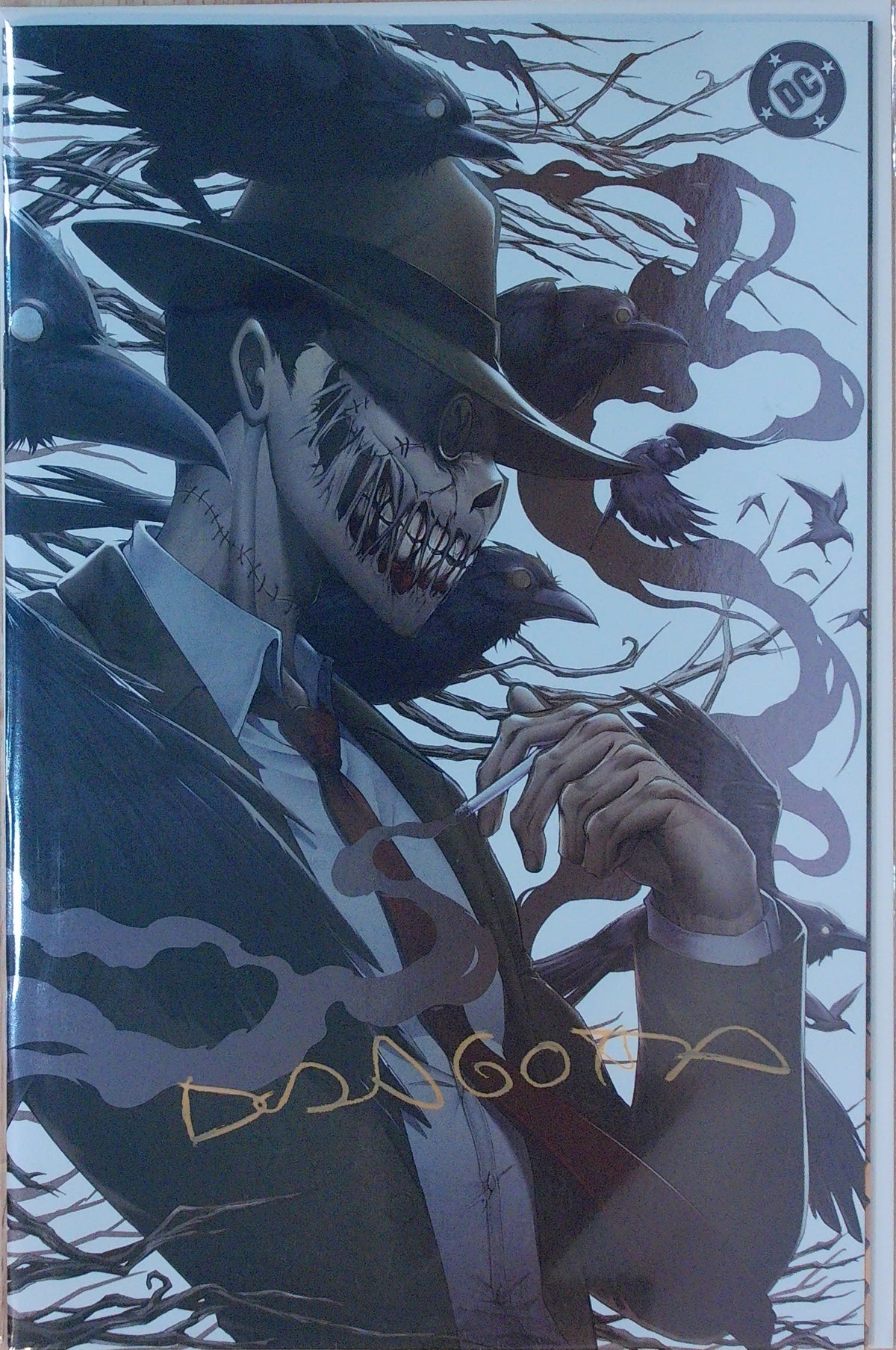 Absolute Batman Vol 1 #19 - Rachta Lin - White Spot Virgin - Signed by Nick Dragotta