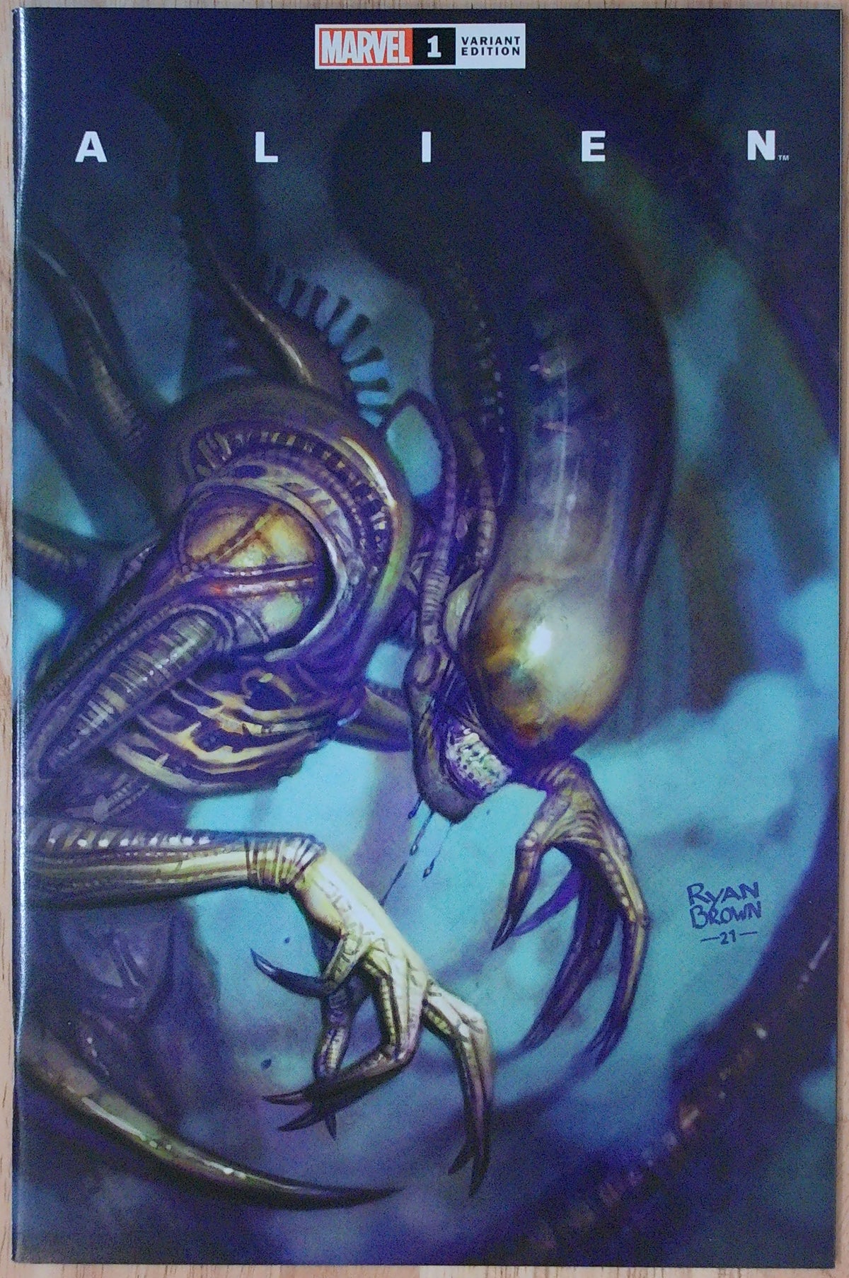 Alien Vol 1 #1 - Ryan Brown Cover