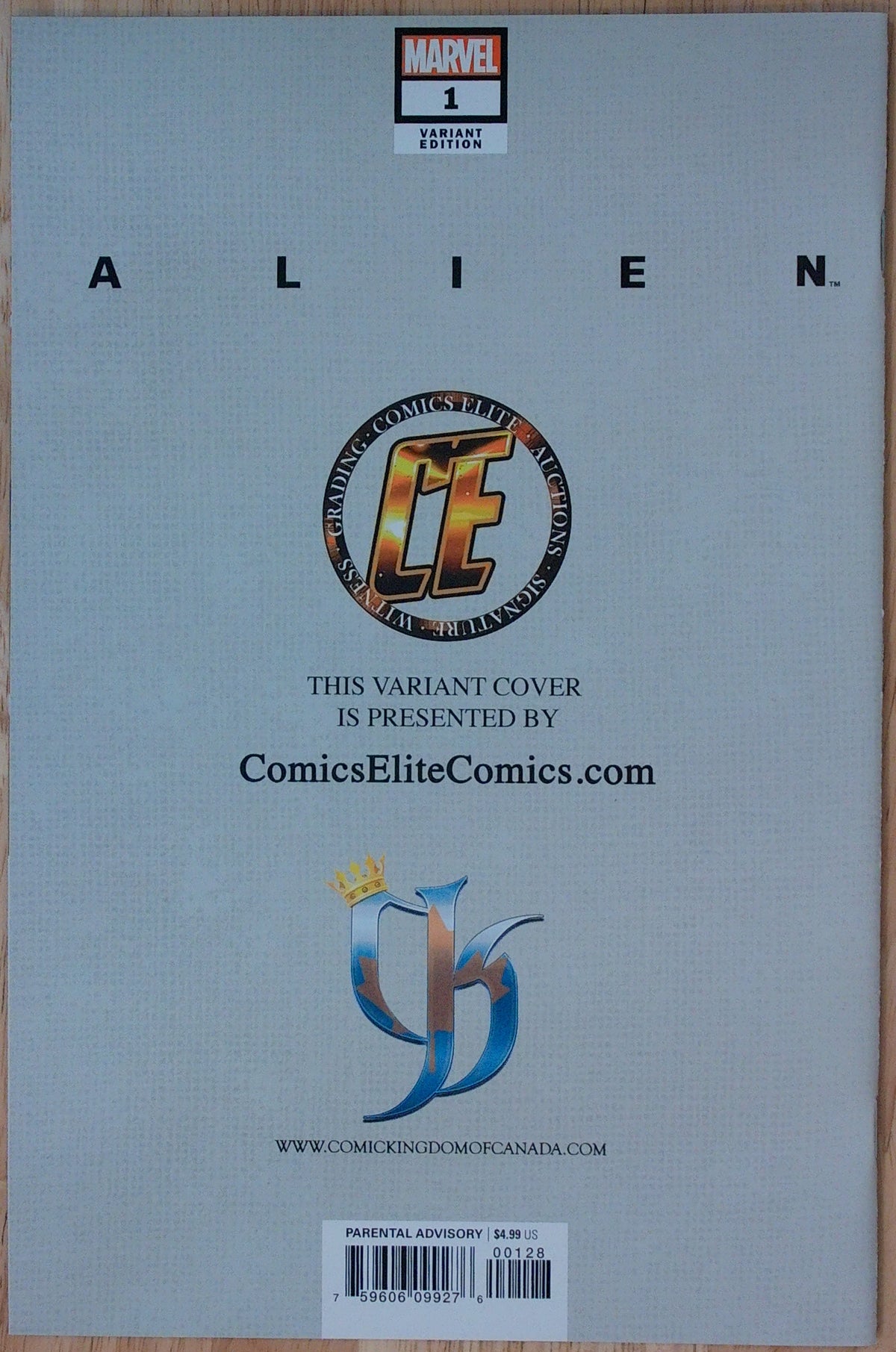 Alien Vol 1 #1 - Ryan Brown Cover