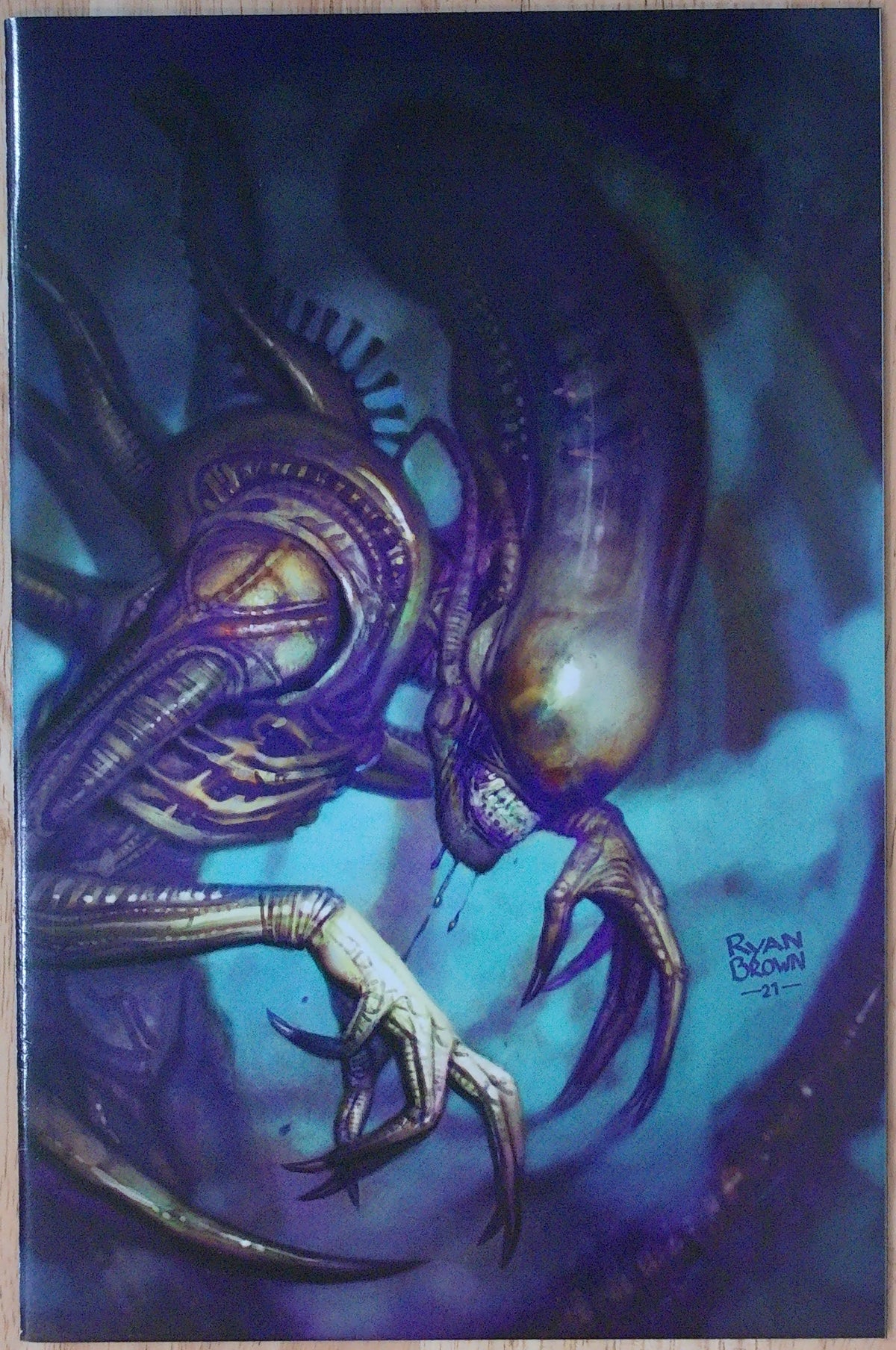 Alien Vol 1 #1 - Ryan Brown Virgin Cover
