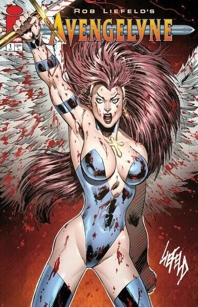 Avengelyne #1 Cover H Rob Liefeld Midnight Variant (Mature)